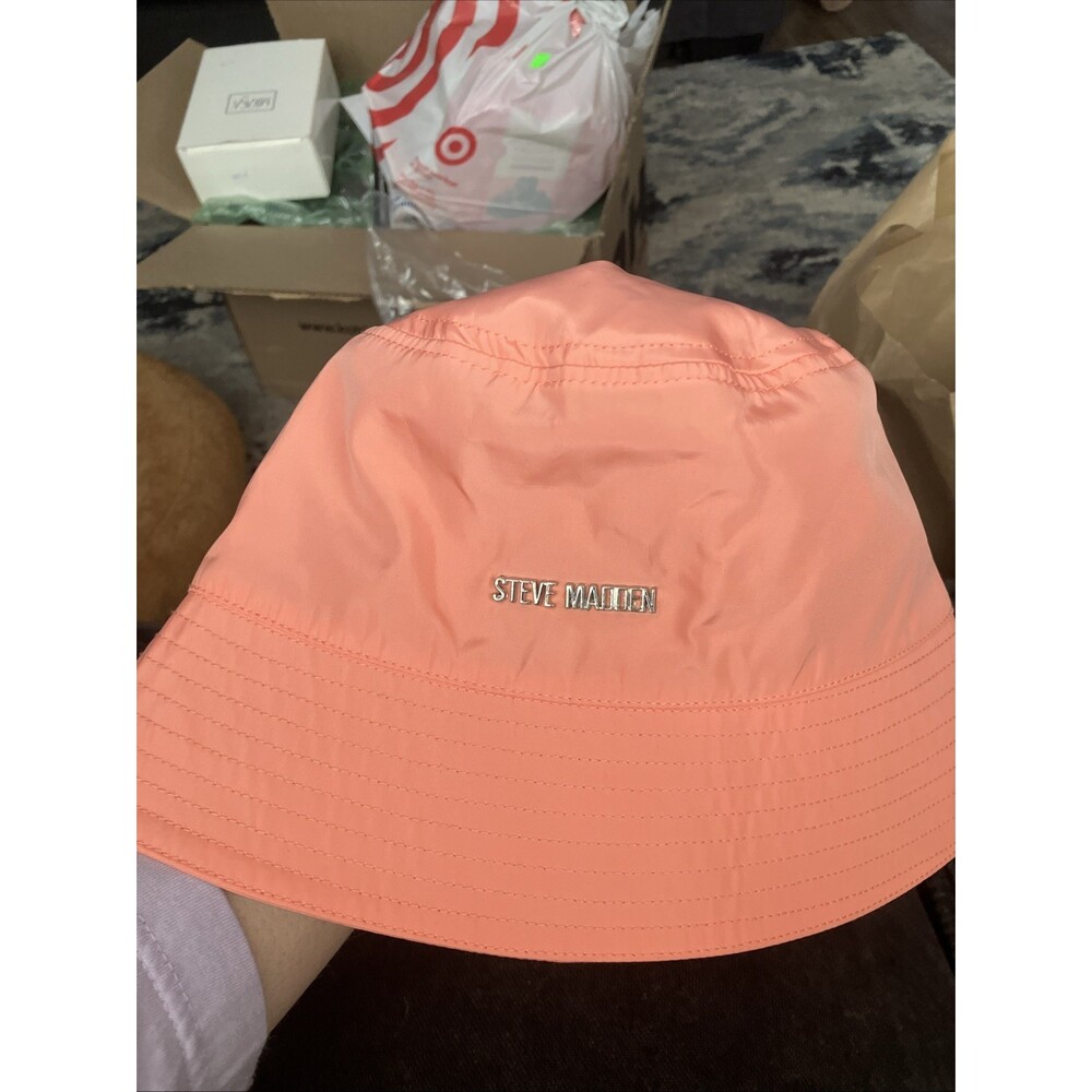 Steve Madden Satin Lined Bucket Hat-Black UPF 50+ Sun Protection 1 SFM New Notag - Picture 2 of 6